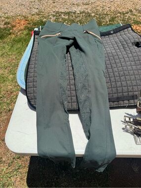 Women's Forest Green Riding Breeches